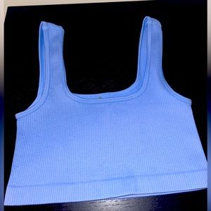 Dynamite blue crop top